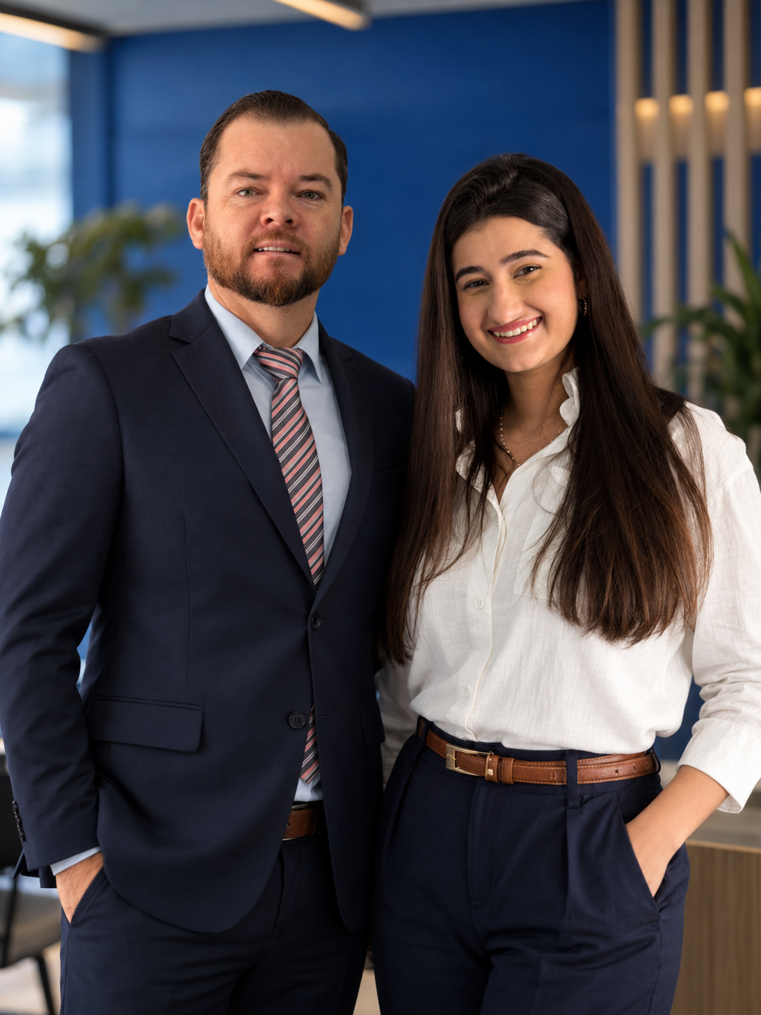 Marcelo e Caroline juntos